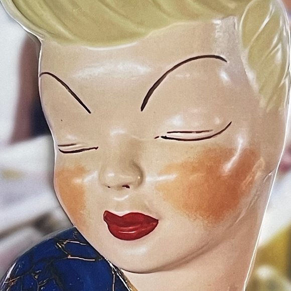 Glamour Head Vase 3D Photo Greeting Card - Original Photo - Picture 3 of 4